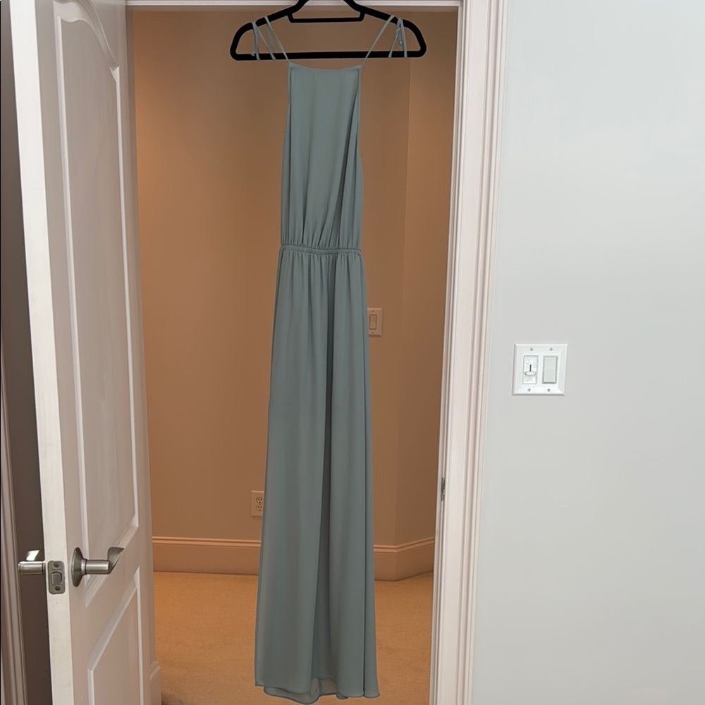 Elegant Green Maxi Dress